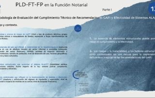 PLD Notarios Públicos 12 Metodología de Evaluación Parte I Carpel