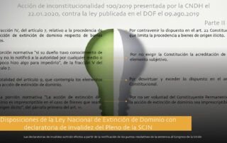 Declaratorias SCJN Invalidez Extinción de Dominio Parte II de IV Carpel