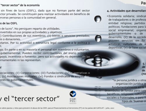 Criminal Compliance / GAFI y el «tercer sector»